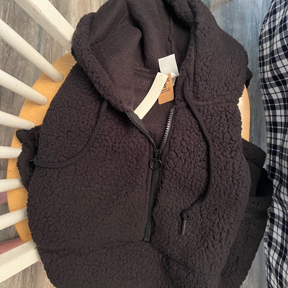 VS Pink brand Sherpa zippered hoodie